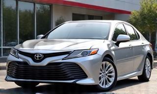2021 Toyota Camry - Sleek silver sedan with advanced features
