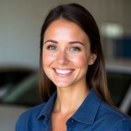 Jessica Martin smiling, happy customer