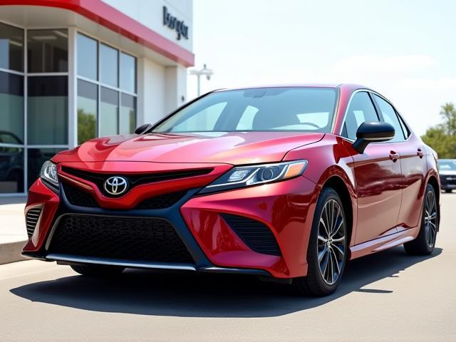2023 Toyota Camry in red color